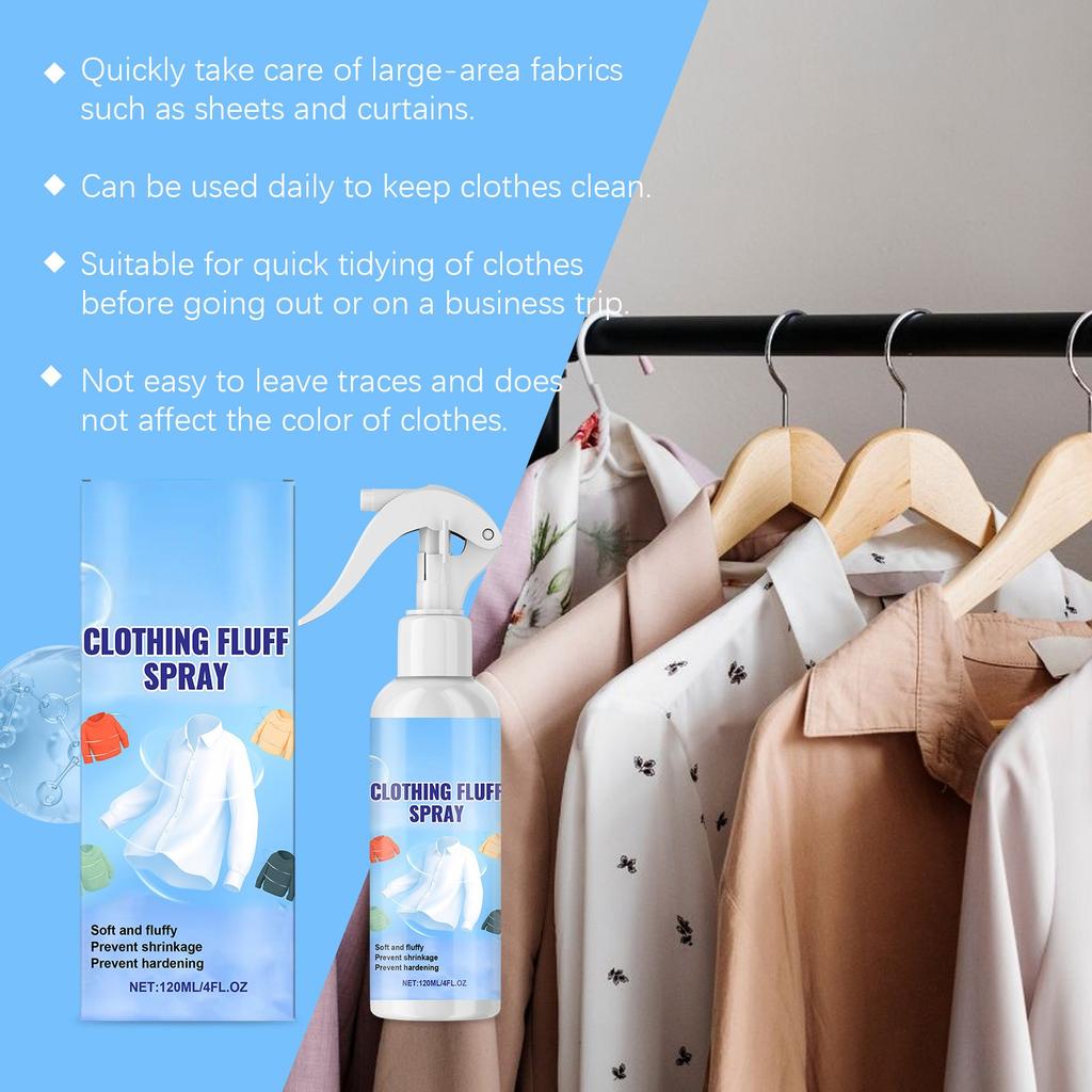 Wrinkle Spray And Static Spray Can Reduce Wrinkles On Clothes, Making Them Smooth, Refreshing And Non Sticky,120ml