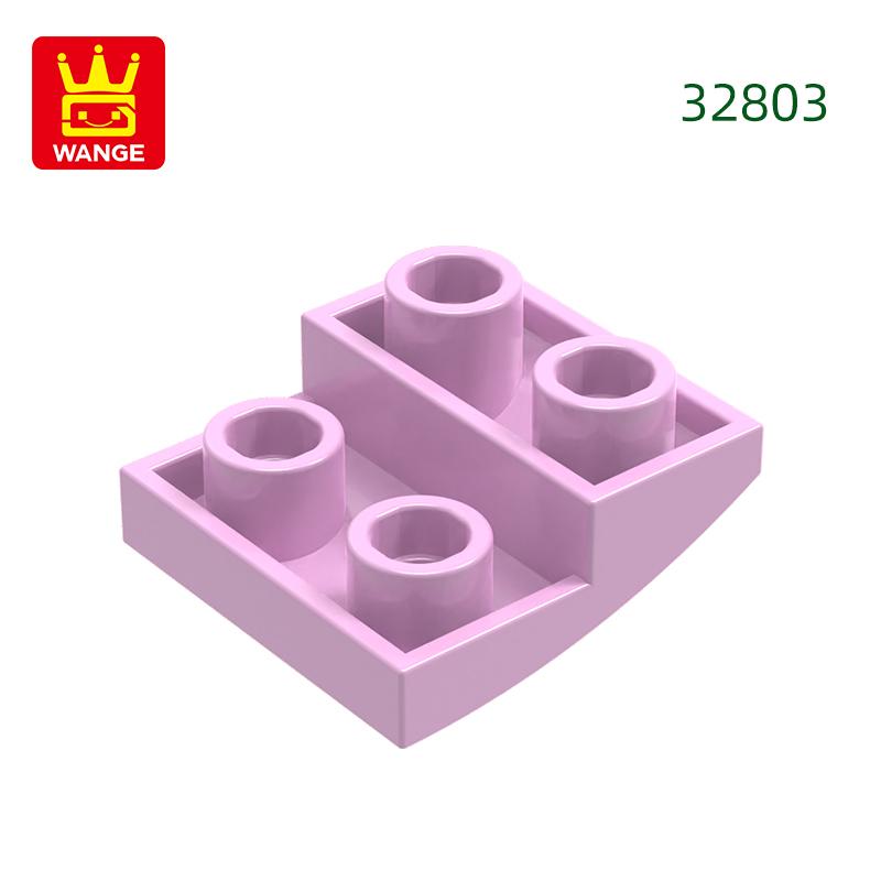 Нетоксичный 150 шт./лот 32803 Наклонный изогнутый 2x2x2/3 Строительный блок Moc Цветные аксессуары Совместимы с Brick DIY Детская игрушка