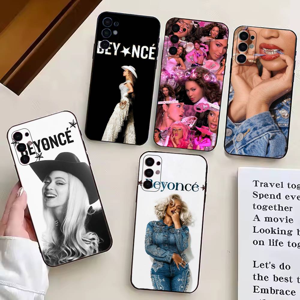 Singer B-Beyonce Phone Case For Samsung S25,S24,S21,S22,S23,S30,Ultra,S20,Plus,Fe,Soft Silicone Black Cover