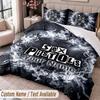 Sex Pistols Printed Bedding Set Custom Name Text 1 Duvet Cover 2 Pillowcases For Bedroom