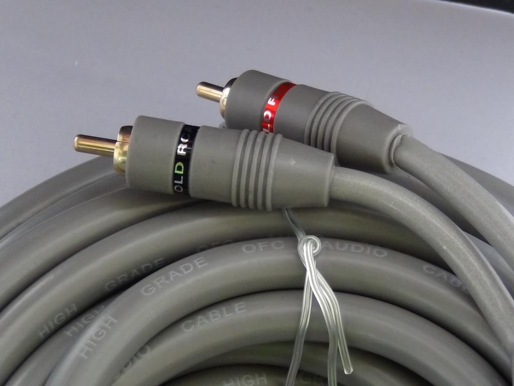Кабель RCA класса OFC с двойным экраном Arc Hill 6 м серый кабель/высокий RPP-65