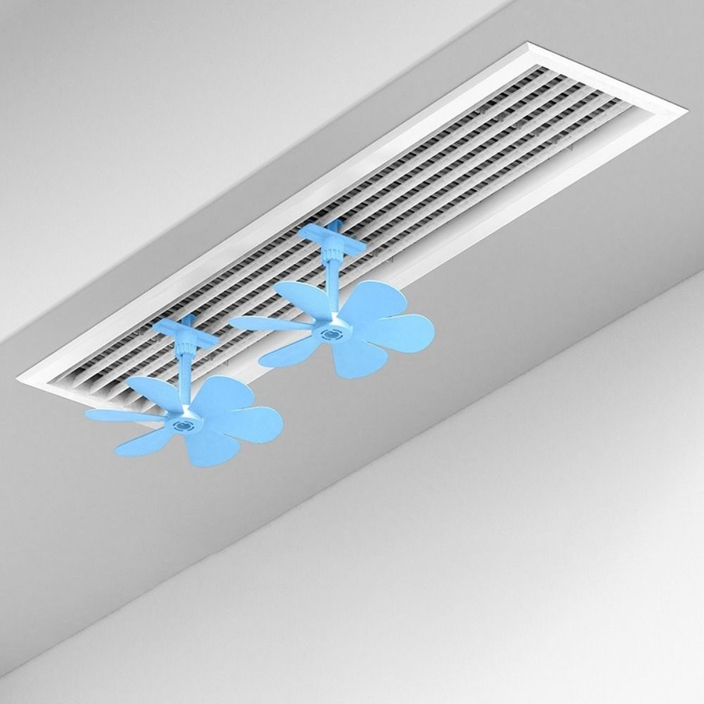 3Pcs Windmill Shaped Air Outlet Guide Fan Anti Direct Blowing Conditioning Guide Fan  Study Room