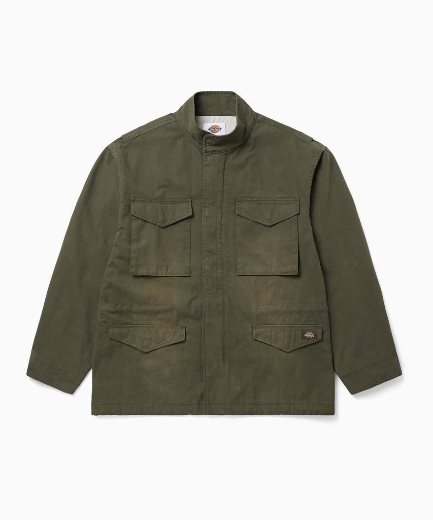DICKIES Washed M-65 Field Jacket Olive