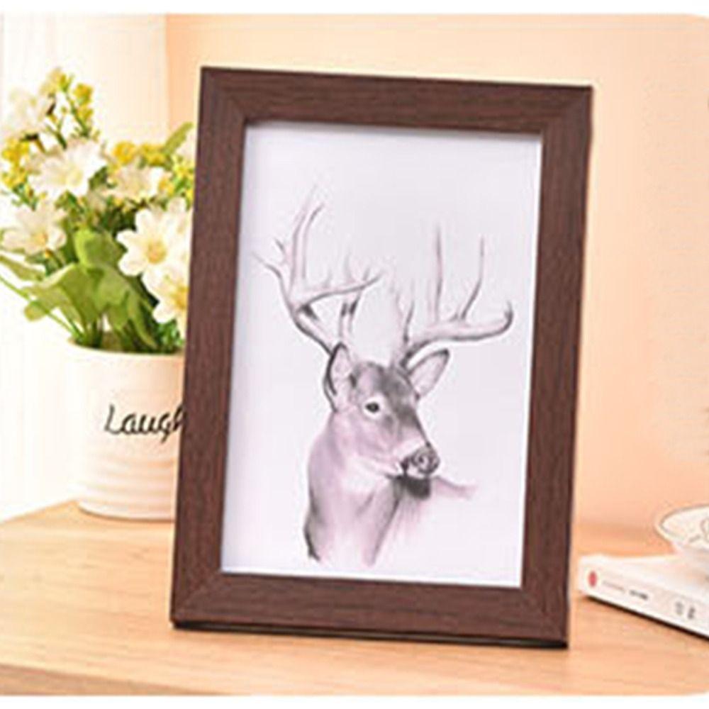 Simple Colorful Photo Frame Multi Size Drawings Picture Frame Handcraft DIY Display Holders Decoration