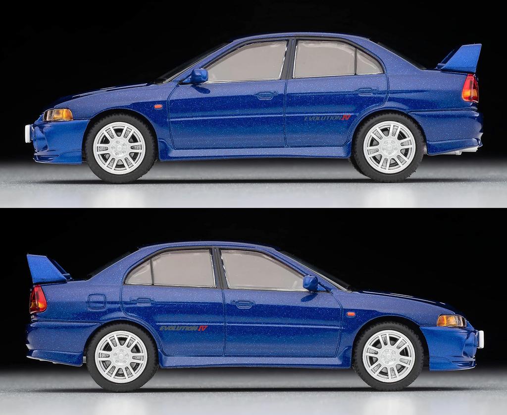 Tomica Limited Vintage Neo Mitsubishi Lancer GSR Evolution IV Navy Готовый продукт 1/64 LV-N186e