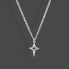 Cross Star Hollow Choker Necklace Pendant For Woman Party Neck Jewelry Gift