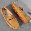 Мужские кожаные мокасины большого размера 37-48 Мужская повседневная обувь Модная мужская обувь Мужские мокасины из натуральной кожи Мокасины слипоны Мужские туфли на плоской подошве Мужская обувь для вождения