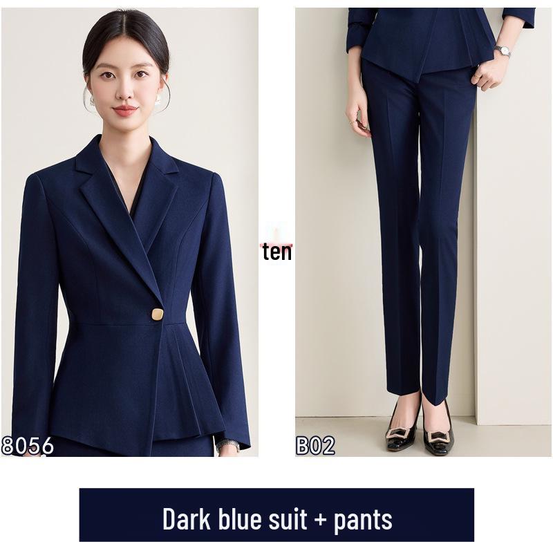Женский профессиональный костюмный набор - Новинка Осень 2025 Формальная одежда для ювелирного магазина, салона красоты и ресепшена отеля