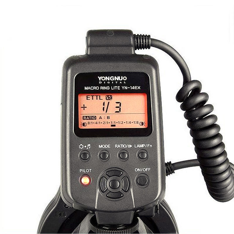 YONGNUO YN-14EX Замена макрокольцевой вспышки для зеркальной камеры Canon EOS