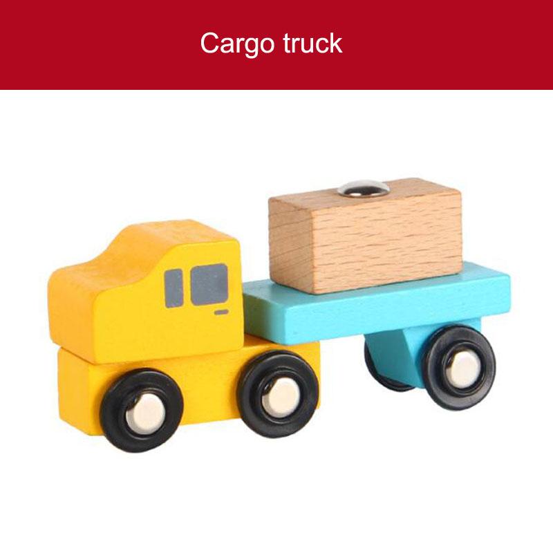 Деревянный магнитный поезд игрушечный локомотив деревянная железнодорожная машина аксессуары игрушки для детей подарки Fit Wood Biro Thomas Tracks