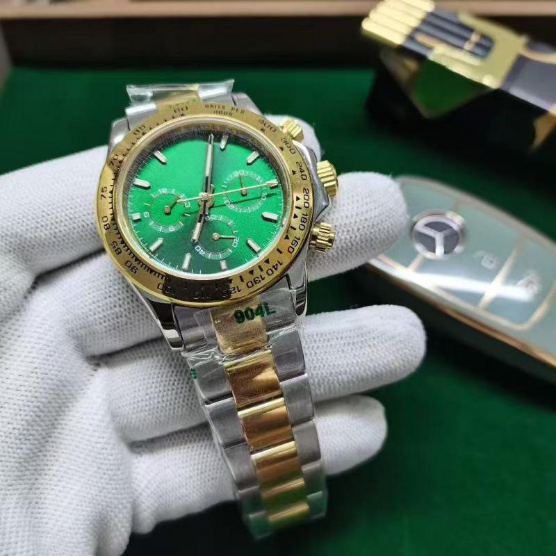 Мужские автоматические механические часы Jialu Daytona с циферблатом «Панда»