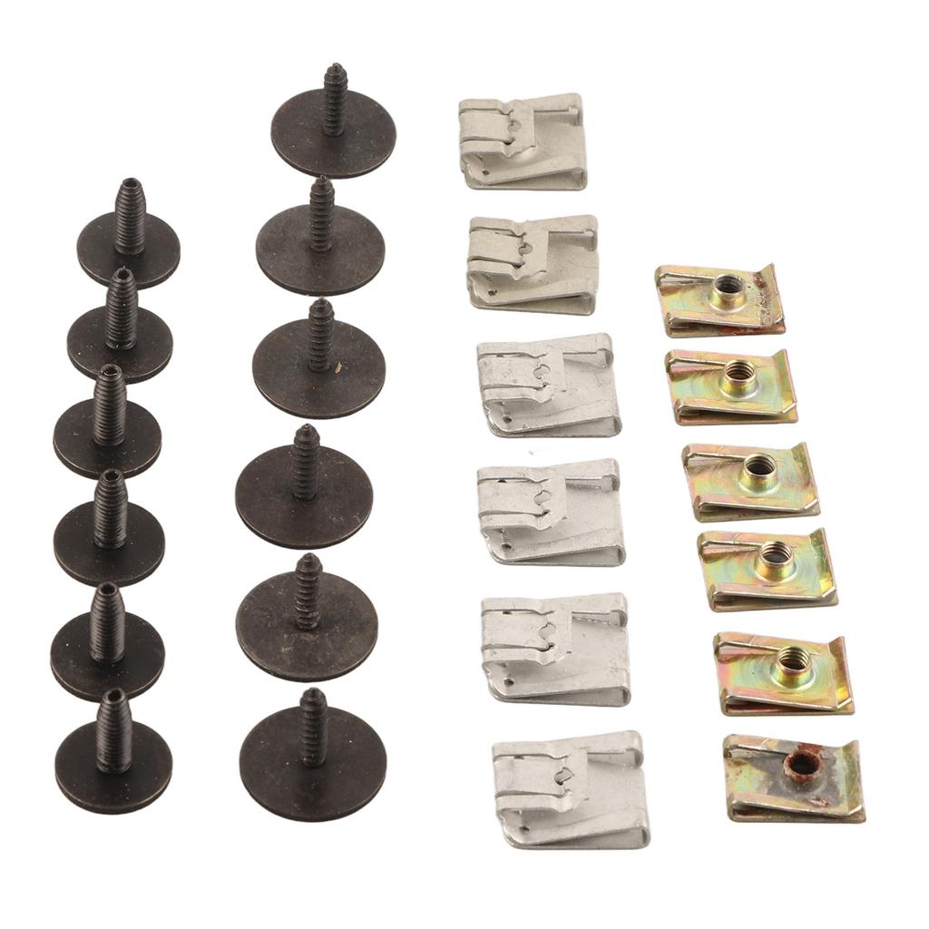 Engine Undertray Clips Screws Set Metal Replacement for E‑Class W211 2002‑2008