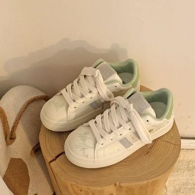 Чжао Лусы, оригинальный школьный стиль, модные, маленькие белые туфли для женской весны, универсальные, ретро, на платформе, повседневные спортивные туфли