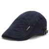 New Summer Outdoor Sports Cotton Berets Caps For Men Casual Peaked Caps Small Metal Tag Stylish Berets Hats