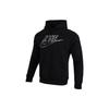 Nike Solid Color Pullover Hoodie With Logo Print Long Sleeve Casual Sweatshirt Men Tops Black DX1518-010