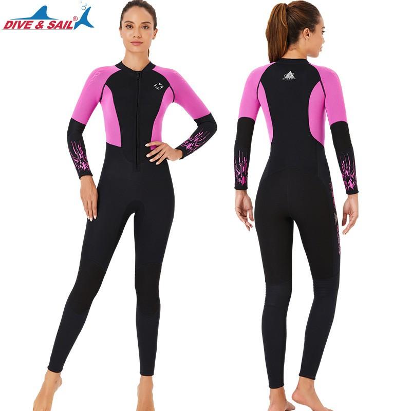 3mm Fullsuit Wetsuit Men Women Thermal Dive Surf Swimsuit Winter Spring Summer Autumn Use