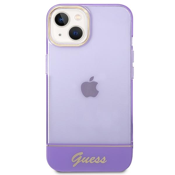 Guess Guhcp14Mhgcou Iphone 14 Plus / 15 Plus 6.7 Fioletowy/Purple Hardcase Translucent