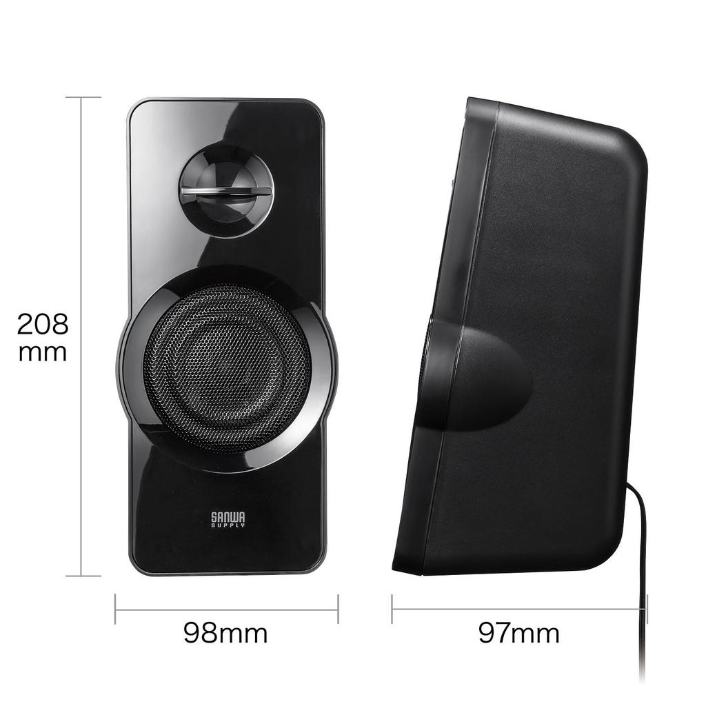 Sanwa поставляет высокомощный USB-динамик MM-SPL19UBK