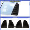 For Volkswagen Golf 7 MK7 7.5 GTI GTD R R-Line 2013-2020 Rear Side Window Louvers Air Vent Scoop Shades Sticker Car Accessories