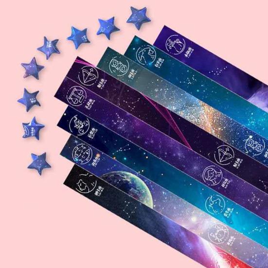 560 шт. бумага для оригами со звездами для снятия стресса, ручные работы, бумажные полоски со звездами, художественная бумага для оригами, домашняя школа