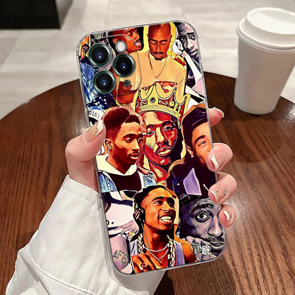 2 Pac Тупак Тупад Джада Рэпер Чехол Для Apple iPhone 17 16 15 14 13 12 11 Pro Max Plus 16E 17Air 17Pro Чехол Для Телефона Силиконовый Funda