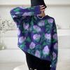 Autumn Winter Pullover Sweater Women 2022 Fashion Casual Woman Sweater Pullovers Print Flower Jumper Warm Teen Gril Sweaters