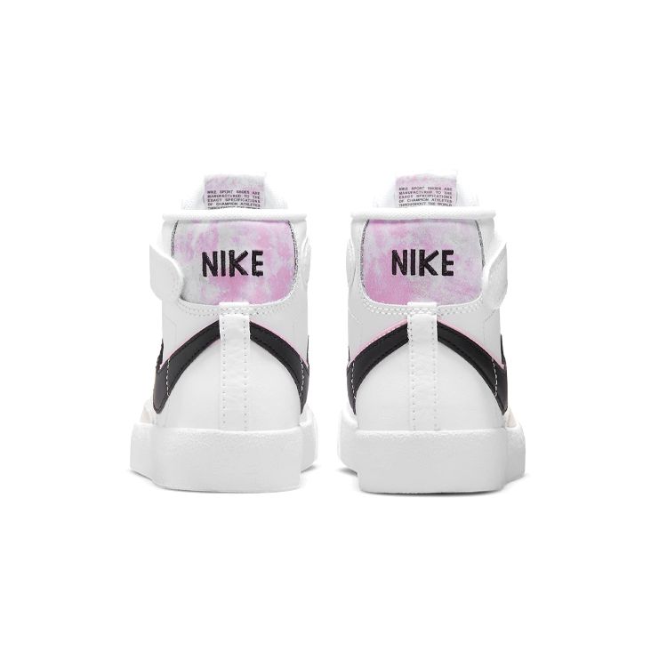 Nike Кроссовки Blazer Mid 77 SE PS Double Swoosh - Белые Арктический пунш Детские Черные DD1848-101