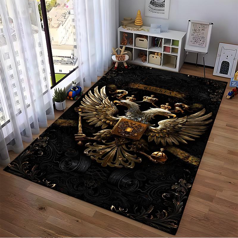 Ancient Script Tree Design Rug Non-slip rug suitable for living room and bedroom sofas