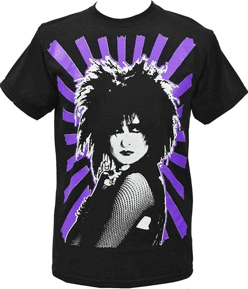 Mens Black T-Shirt Siouxsie Sioux and The Banshees Post Punk Goth Rock