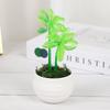Зеленые реалистичные растения в горшках Алоэ Трава Искусственная трава Подарочные горшки Искусственные растения Бонсай