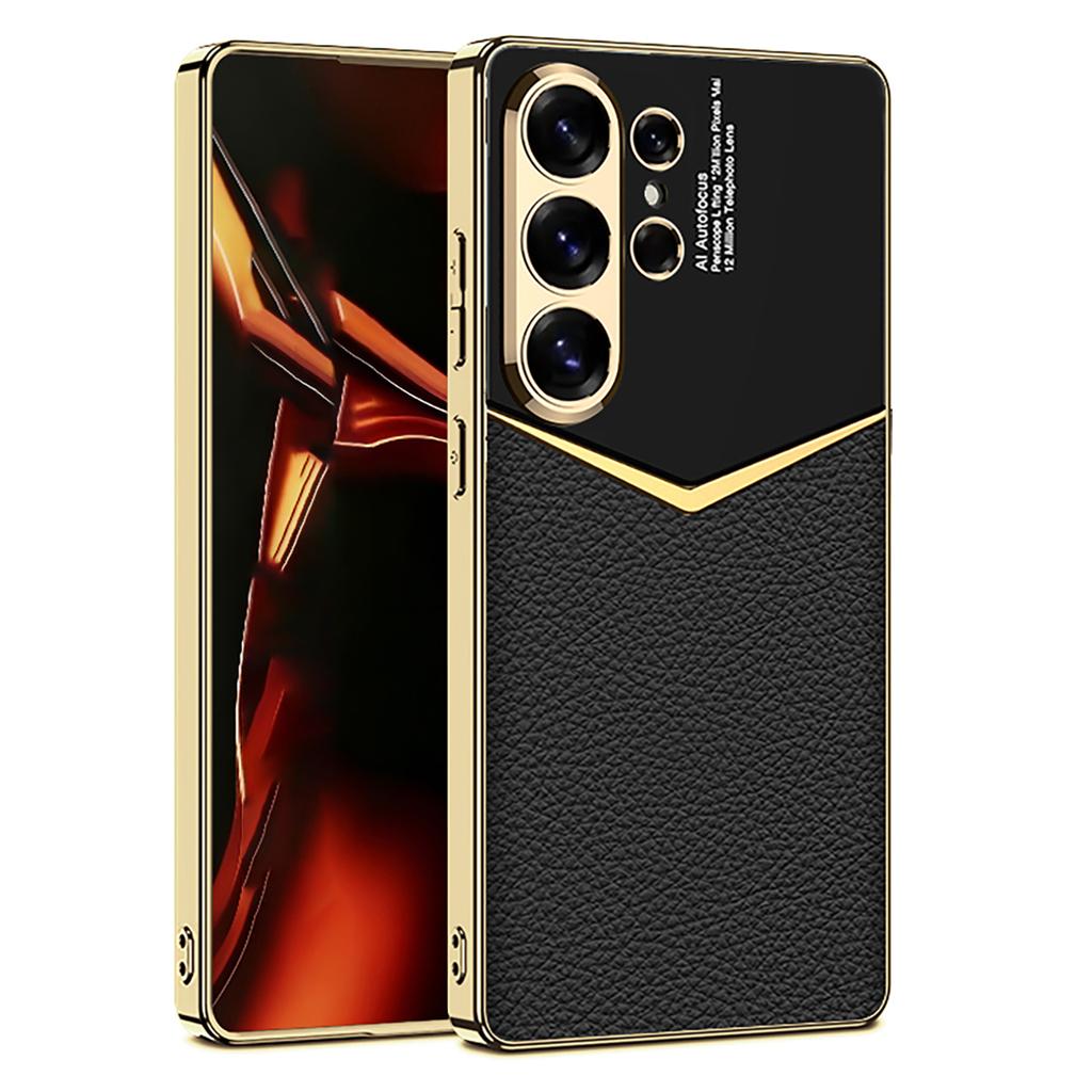 GKK For Samsung Galaxy S26 Ultra Cases Electroplating PU + PC + TPU Phone Cover