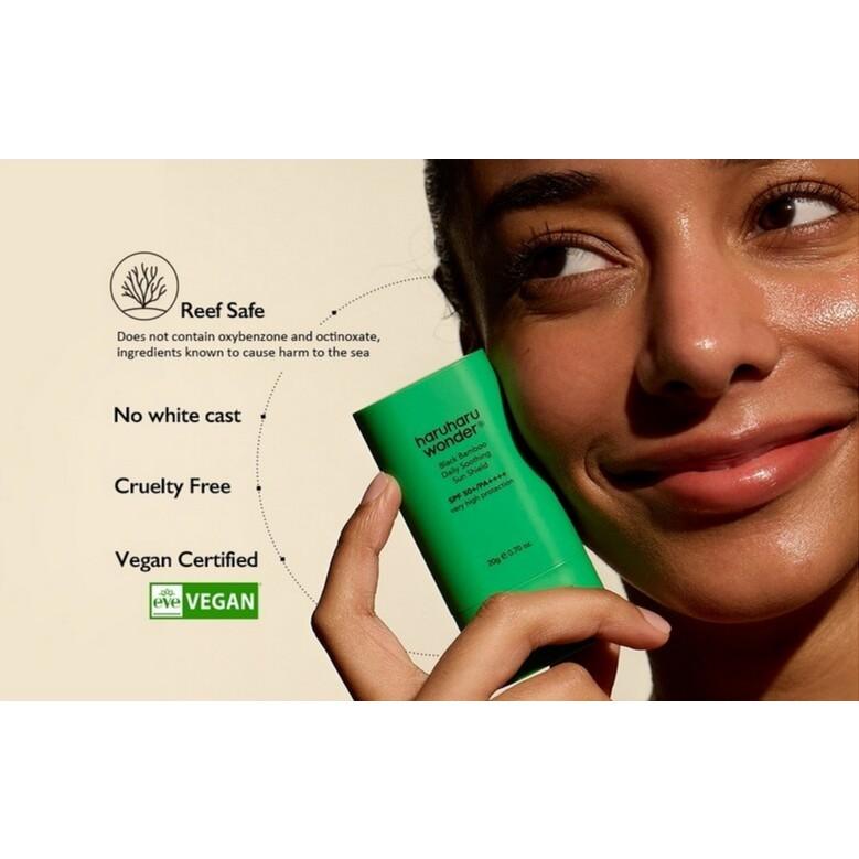 HARUHARU WONDER Black Bamboo Daily Soothing Sun Shield SPF50+ PA++++ 20g