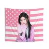 Горячая Kpop Вонхи Розовый Американский Флаг Гобелен Концертная Флаг-Поддержка Спальня Общежитие Стена Атмосфера Декор Ткань для Фона Подарок Фанатам