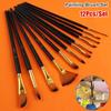 12Pcs/Set Acrylic Materials Painting Brush Set Multi-functional Drawing Supplies