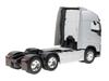 Модель 1:32, VOLVO FH, трехосный тягач, серебристый
