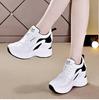 Women Shoes Sneakers Fashion Outdoor Internal Increase Wedges Causal Lace Up Shoes Female Platform Ladies Footwear