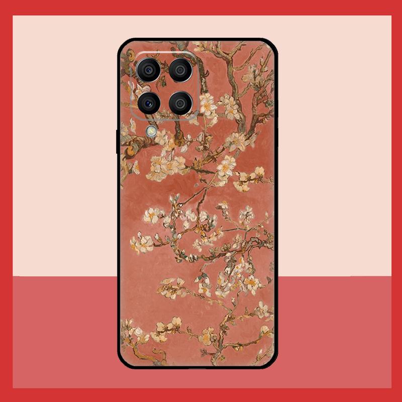 Чехол 'Цветущий миндаль' для Samsung Galaxy M56 M12 M06 M32 M52 M35 M55 M15 M11 M13 M14 M16 M36 M31 M53 M34 M54