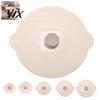 Silicone Covers for Freshness Universal Bowl Lid, Microwave Splatter Cover, Flexible Food Grade Eco Friendly Alternative To Plastic Wrap Vacuum
