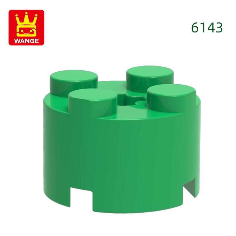 Нетоксичный 98 шт./лот 6143 3941 Цилиндрический блок Moc 2x2 Детали Совместимые с Кирпичами Дугообразной Формы DIY Детские Сборные Игрушки Подарочная Коробка