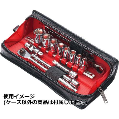 SK11 Slim Tool Case ZR-902 260ÁE0ÁE0mm with Inner Belt Black