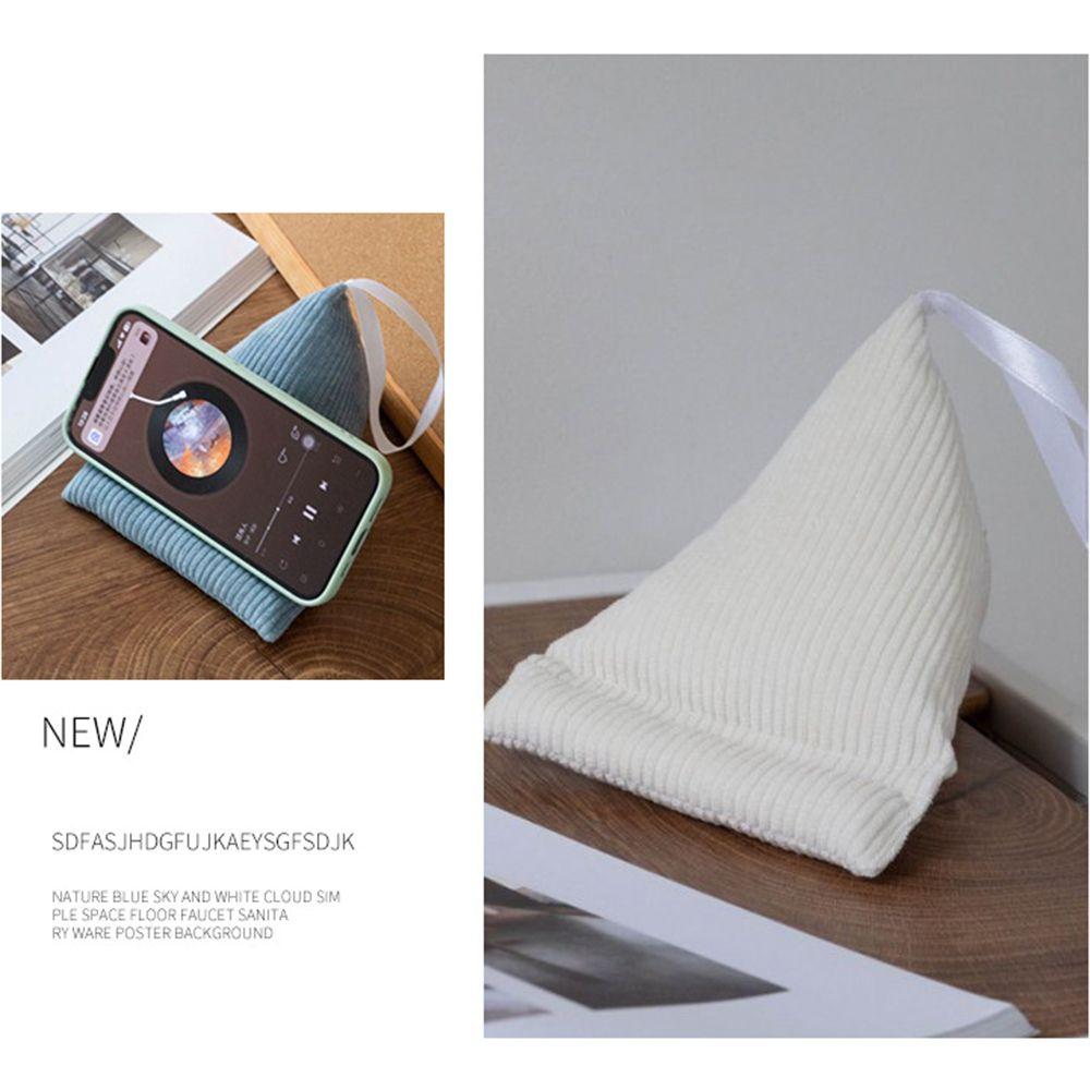 Portable Pillow Phone Holder Non-slip Soft Fabric Phone Rack Phone Support Cushion Travel