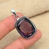 Purple Amethyst Gemstone Solid 925 Sterling Silver Handmade Jewelry Women Pendant