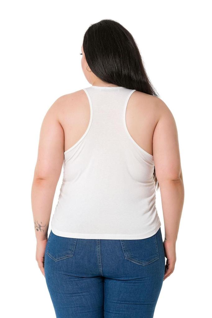 Women's Style Big Size Body Plus Size Halter Neck Mink Body With Draped Front And Sides