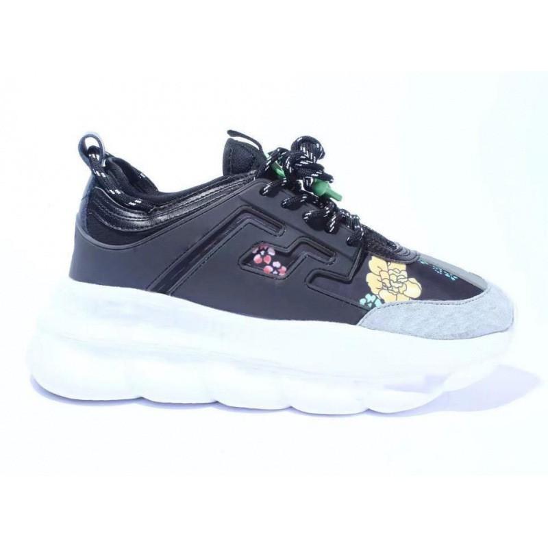 Z Chain Chunky Sneakers Men Women Lightweight Breathable Casual Running Shoes With Thick Sole Height Increase