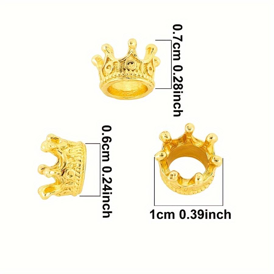 36Pcs Mini Vintage Alloy Crown Figurines - DIY Decor Ornaments | For Architectural Models, Home Decor, Handicrafts, ZSY