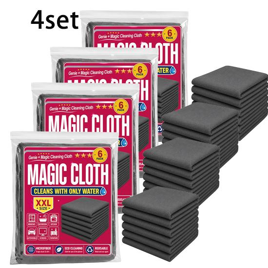 Cleaning cloth microfiber absorbs water and is not easy to shed hair, kitchen housework, glass, car cleaning, multi-purpose cleaning cloth 6pcs