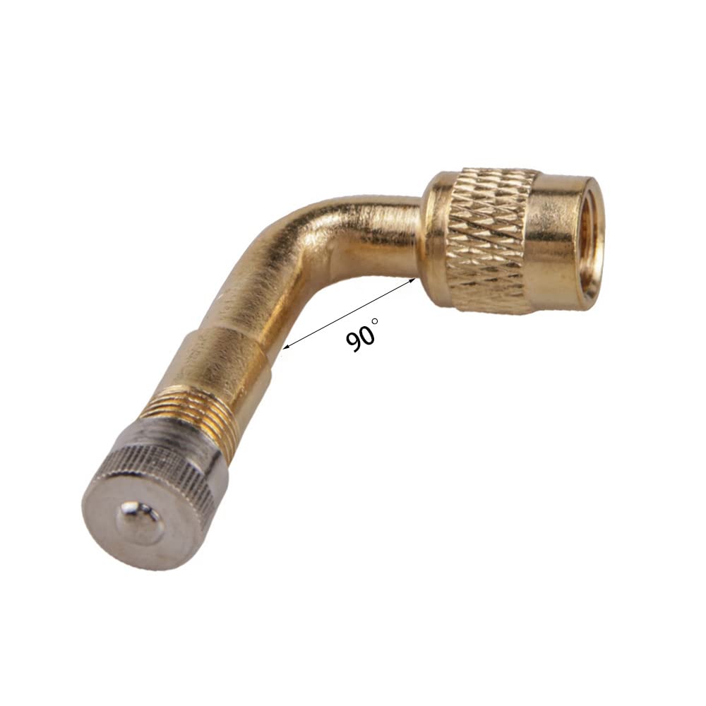 Motorcycle Air Pump, Tire Valve, Pack of 2, Valve Extension Tube, Motorcycle Air Valve,