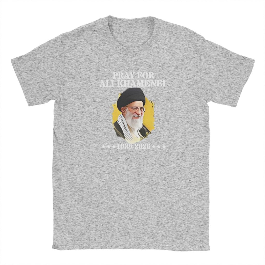 Harajuku T Shirt Beach SSeyyed Ali KKhaUnisexei Novelty T Shirts 100 Cotton Tee Shirt for Unisex Cheap Short Sleeve Clothing