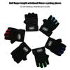 Half Finger Cycling Gloves Bicycle Motorcyclist Gloves Gym Training Fitness Weightlifting Sport Fingerless Women Men Sport Glove