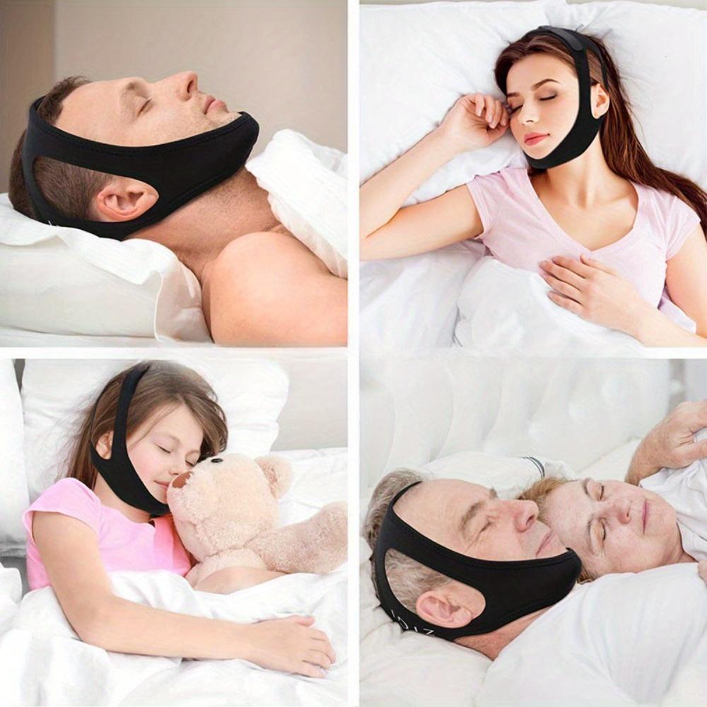 1PC Adjustable Anti-snoring Braces, Breathable and Comfortable Jaw Support Belt for Sleep Apnea and Snoring Prevention